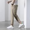 Fashionable and Trendy Casual Pants, Super Soft and Personalized 9-point Casual Pants, Men's Summer Ice Silk Pants