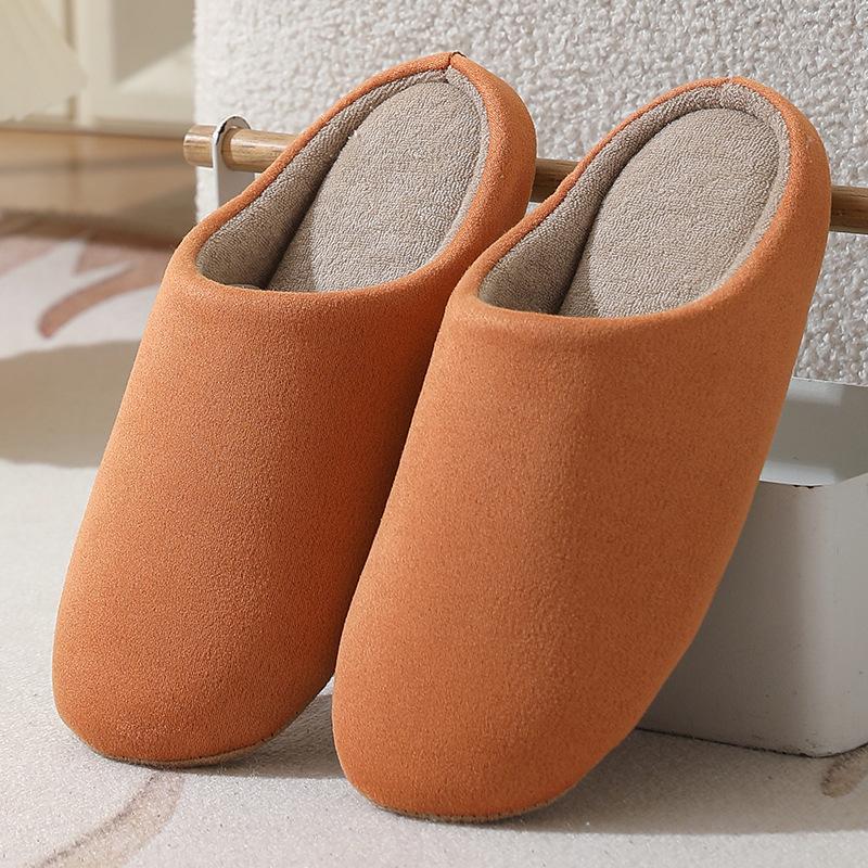 Slippers Women Winter Unisex Home Slippers Soft Warm Plush Indoor Flat Slides Non-slip Coples Men Bedroom Light Slience Shoes