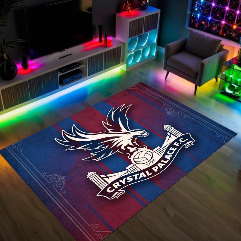 Crystal Palace Design Crystal Velvet Carpet Cozy Non?Slip Printed Rug For Bedroom Living Room Entrance