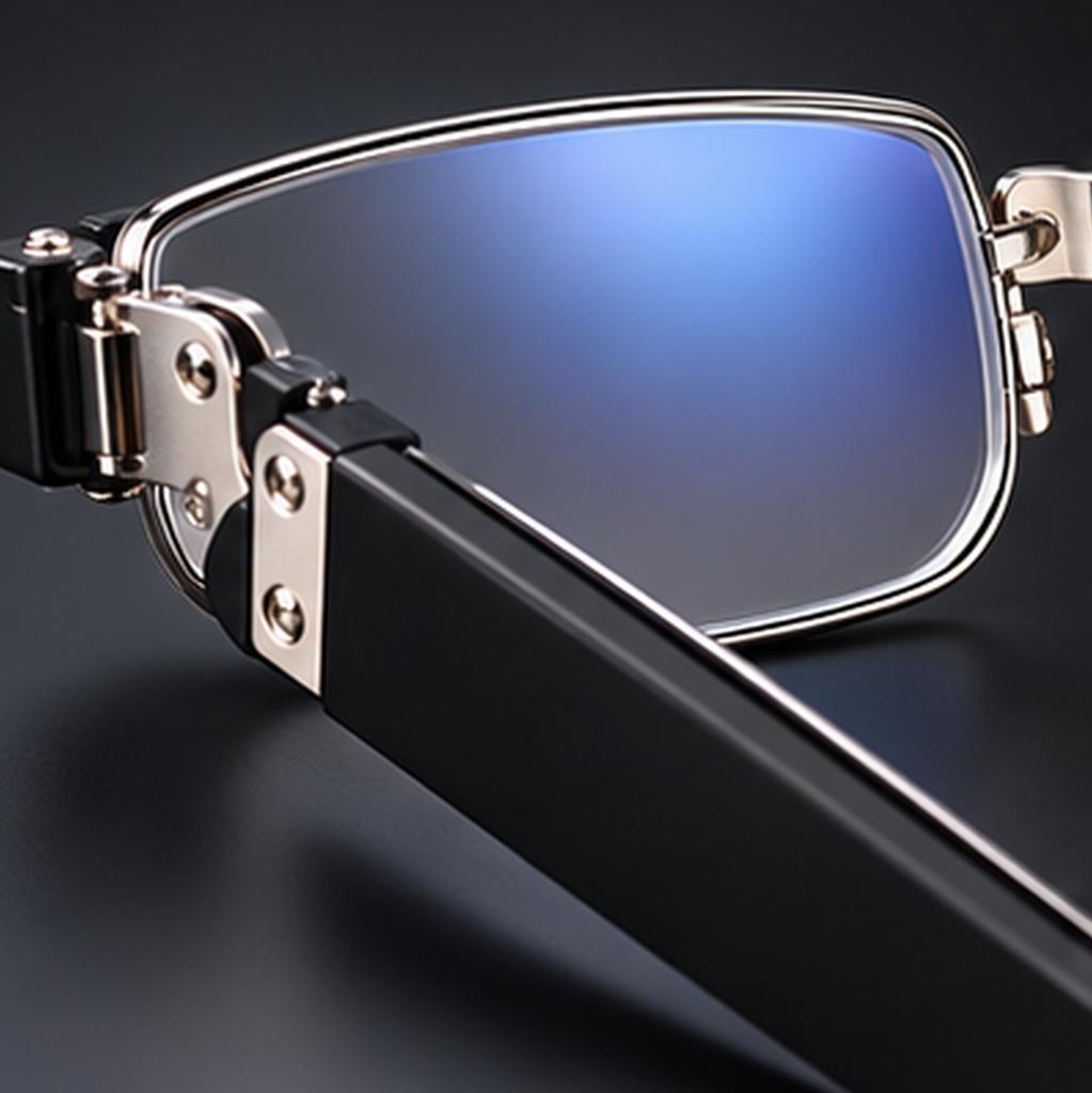 Mini folding small and easy to carry reading glasses high definition anti-blue light eye protection middle-aged and elderly glasses 200 degrees recom