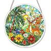 Puzzle Sun Catcher Stained Glass Window Hangings Acrylic Suncatchers Decors for Home Garden Ornament Housewarmings Gift
