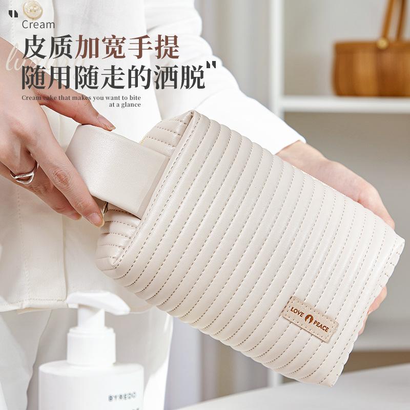Carino Piccolo Beauty Case Portatile Borsa Cosmetica da Viaggio Pochette per Trucco Impermeabile Borse da Toilette per Accessori di Bellezza Regalo per Donne
