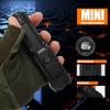 White and UV Flashlight Dual Types USB Rechargeable Mini Tactical Torch Zoomable Portable Outdoor Emergency Light Camping Gear