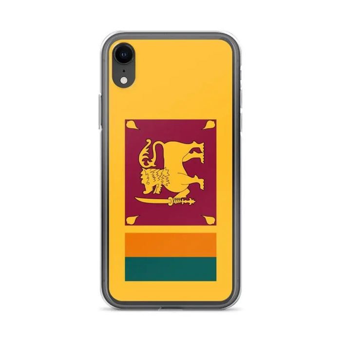 Coque iPhone - PIXELFORMA - Drapeau du Sri Lanka - Souple - Multicolore - Design fin et léger