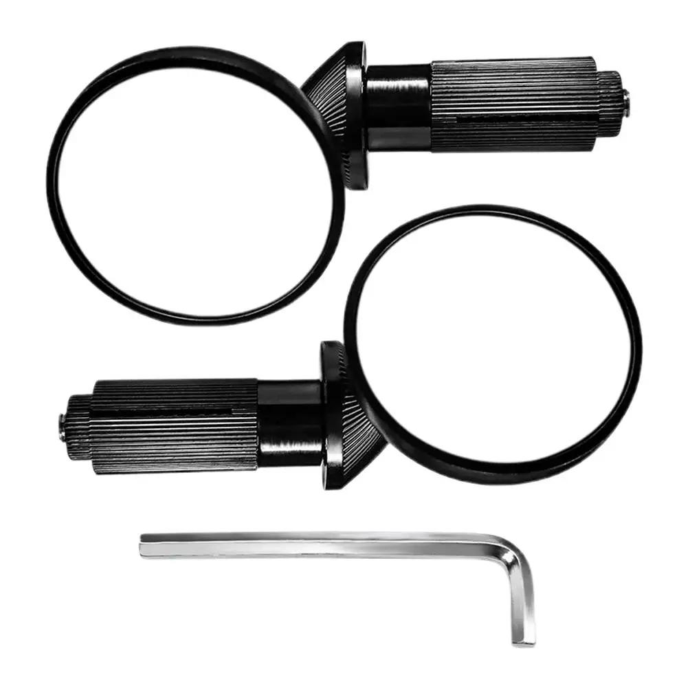 Motorcycle Rearview Mirror Motorcycle Universal Accessories Mirror Motorcycle Circular Mirror Rider Small Handle L0M4