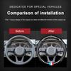 For VOLKSWAGEN VW GTI B6 VW For Volkswagen Leather Fiber Car Steering Wheel Cover Emblem Carbon Protector Non-slip Wear-resistan