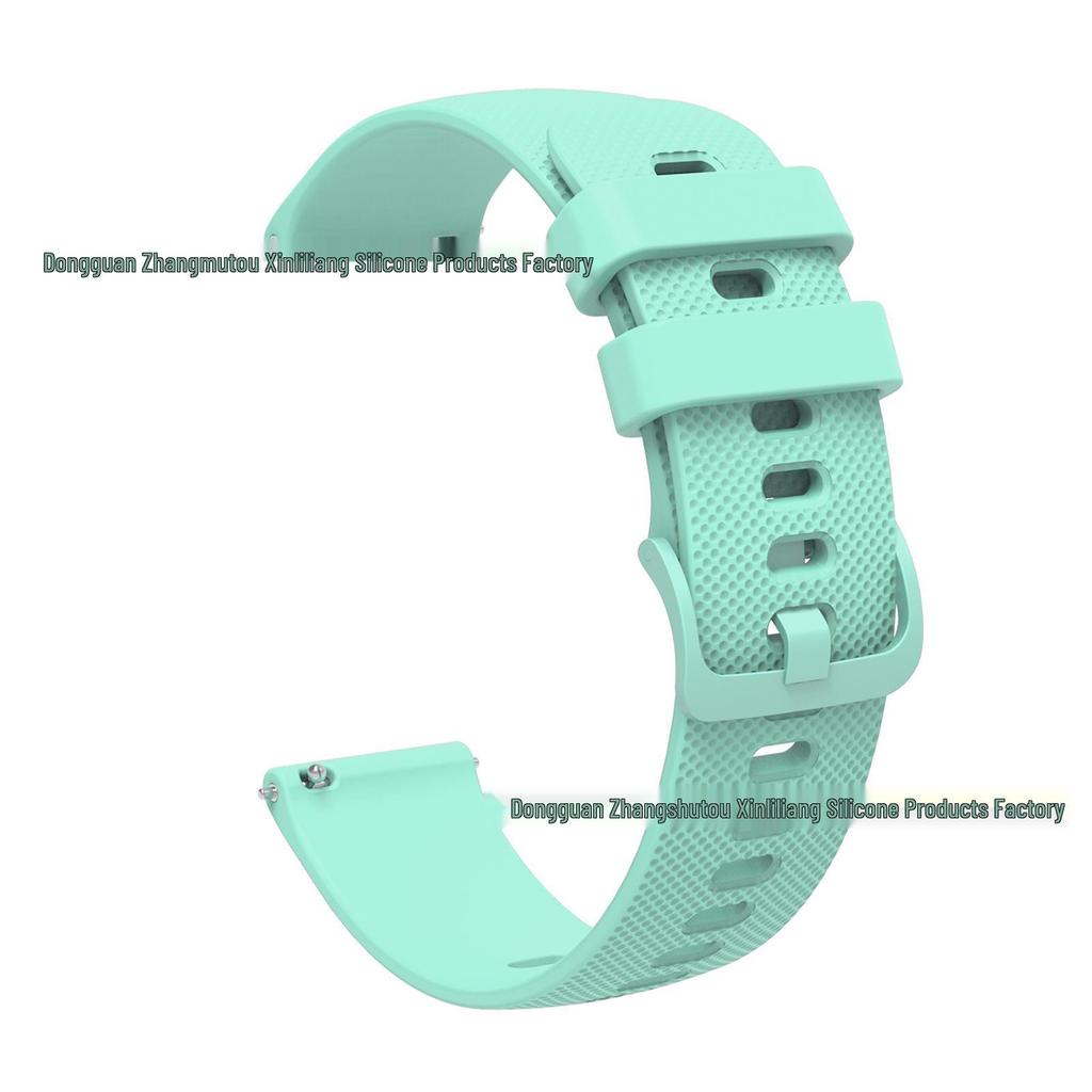 Garmin Venu Silicone Small Check-Pattern Watch Band, Vivomove Sport Textured Strap, 18/20/22mm.