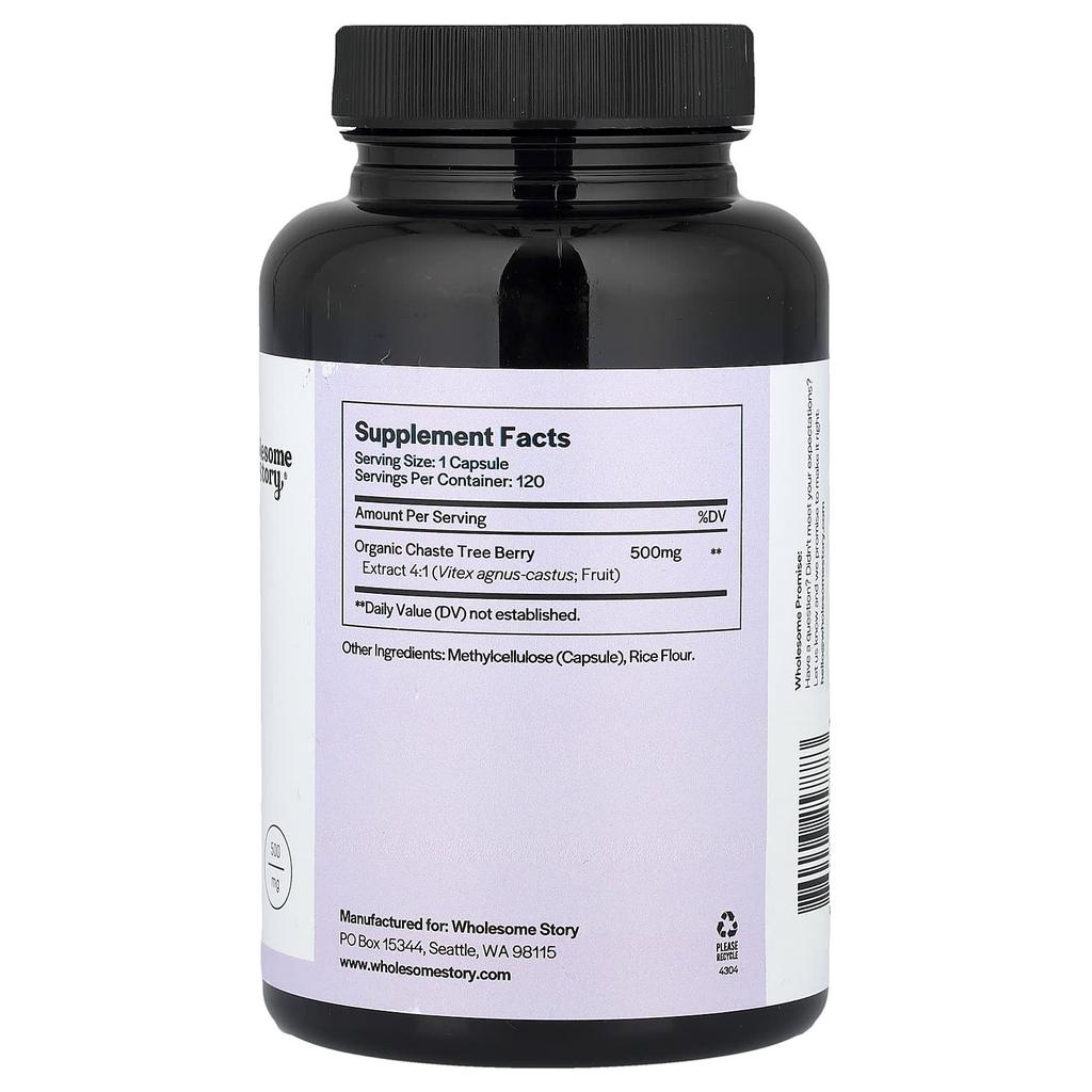 Vitex, Veggie Capsules 120 (500Mg Per Capsule)