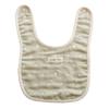 AngeloLux Baby Bib with Drool Baby Gauze Made In Moss Gray Bib, Wipe, Gift, 6-Layer Bib, Japan,