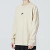 Men's Nike T Shirts Men's Khaki Crew Neck Moderate Straight Fit