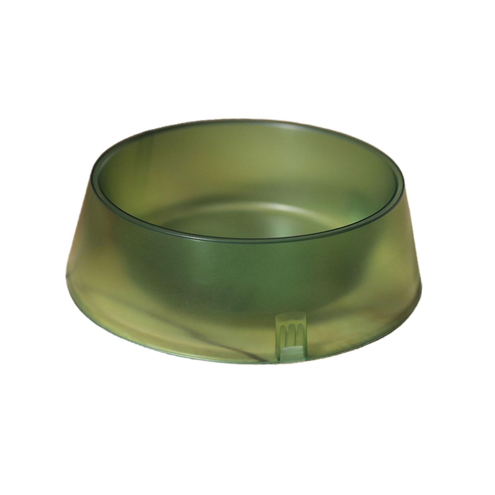 

Pet Bowl Cat Clear Feeding Bowl Food Feeder Water Drink Dispenser Dog Supplies G