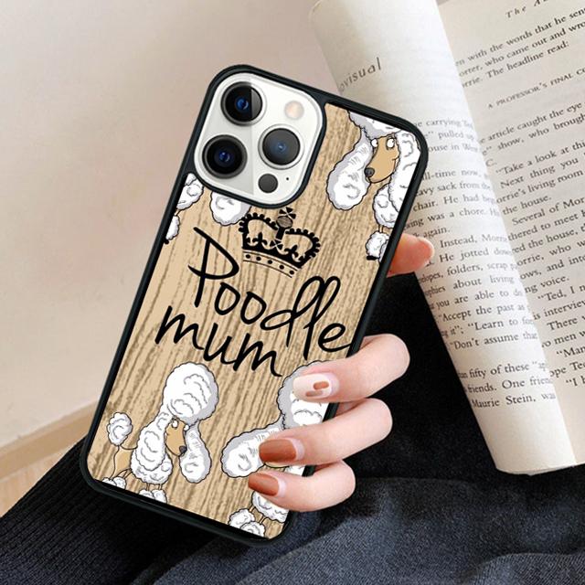 

Beagle Poodle Mum Dog Colorful Phone Case Back Cover for iPhone 17 Air 16 15 14 13 11 12 Pro Max Plus Fundas iPhone 13