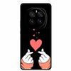 For Honor Magic 7 Case 7Pro Painted Cat Colorful Soft Edge Silicone Black Bumper For Honor Magic7 Pro Back Cover Magic7 5G Para