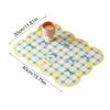 Water Absorbing Dining Table Mat Quick Drying Cup Coaster New Leather Placemat  Household