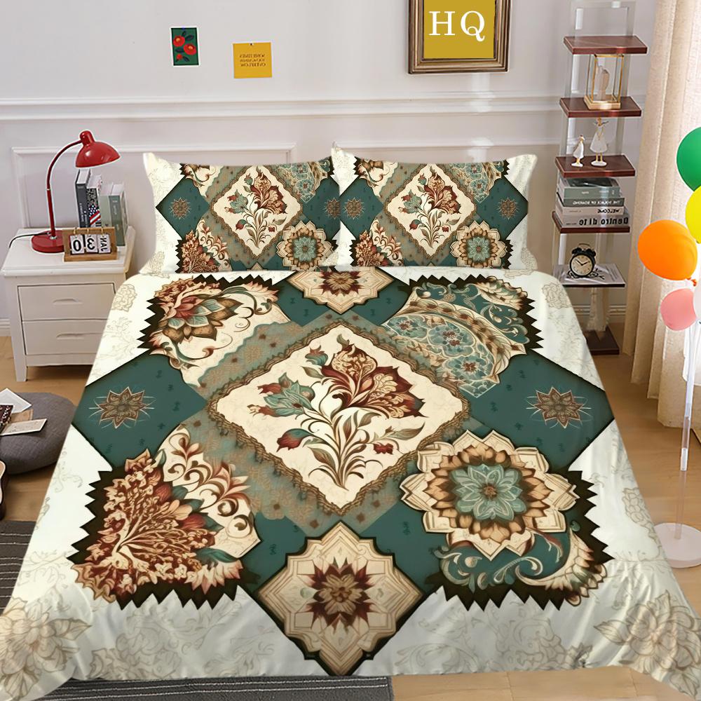 Set copripiumino da donna con stampa floreale di lusso 3D, biancheria da letto per la casa in poliestere, camera da letto king size