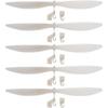 HOMSFOU 5pcs Aircraft Model Accessories Scale Model Propellers Propeller Blades Airplane Propellers Airplane Model Propellers RC Airplane Parts Remote