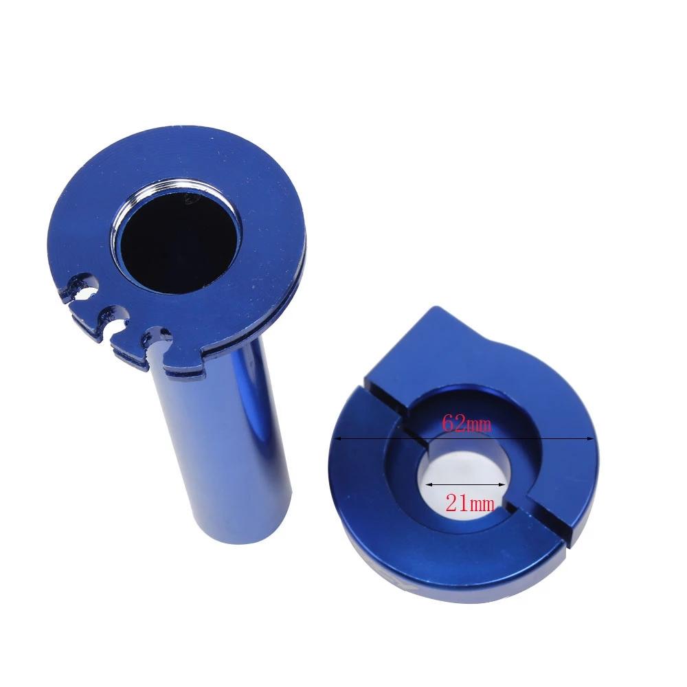 Moped Scooter Bike 22mm 7/8 Inch CNC Aluminum Accelerator Throttle Twist Grips Handlebars Universal For Multicolor Motorcycle Throttles 2