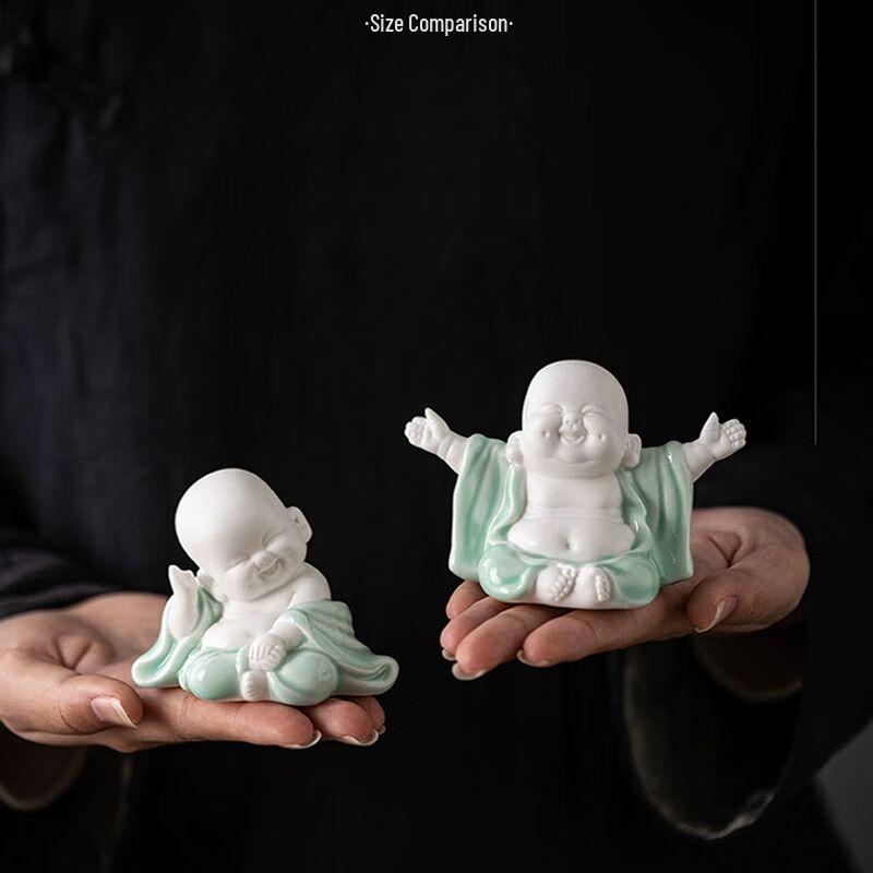 Ceramic Happy Maitreya Buddha Ornament