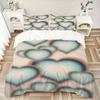 3pcs Heart Pattern Bedding Set, Suitable for Bedroom Decoration, (Includes 1 Duvet Cover And 2 Pillowcases, Quilt Not Included) yy250822182