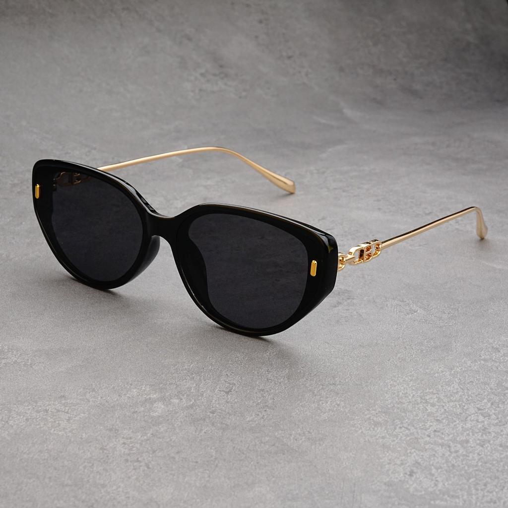 2025 New Vintage Fashion Small Cat Eye Sunglasses Ladies Metal Leg Sun Glasses Women Retro Luxury Original Designer UV400 Gafas