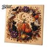 3D Faux Pearl Pumpkin Witch 2Pcs Halloween for Adults Art Craft Art Ghost Crow Painting
