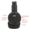 Walmeck FM Radio Headphones Portable Headset Radio with Memory Function for and Study Home, Outdoors, Travel,