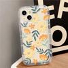 Creative Floral Graffiti Applicable iPhone17promax Transparent Phone Case 14 Premium Sense 15 All Inclusive 16/13