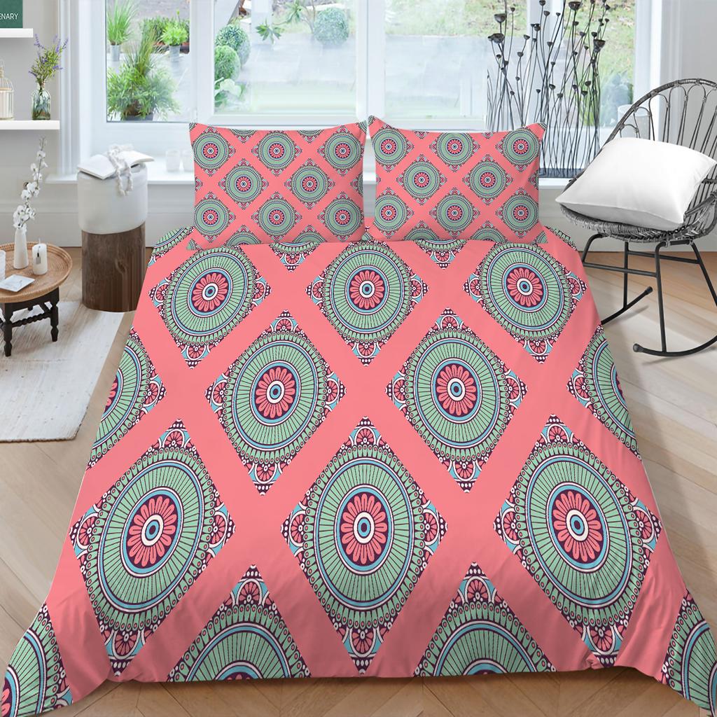 3D Bohemian Home Bettwäsche Bettbezug Luxus Bettwäsche Set Bettbezug Kissenbezug Blatt/Doppelbett in voller Größe 2/3-teilige Schlafzimmerdekoration