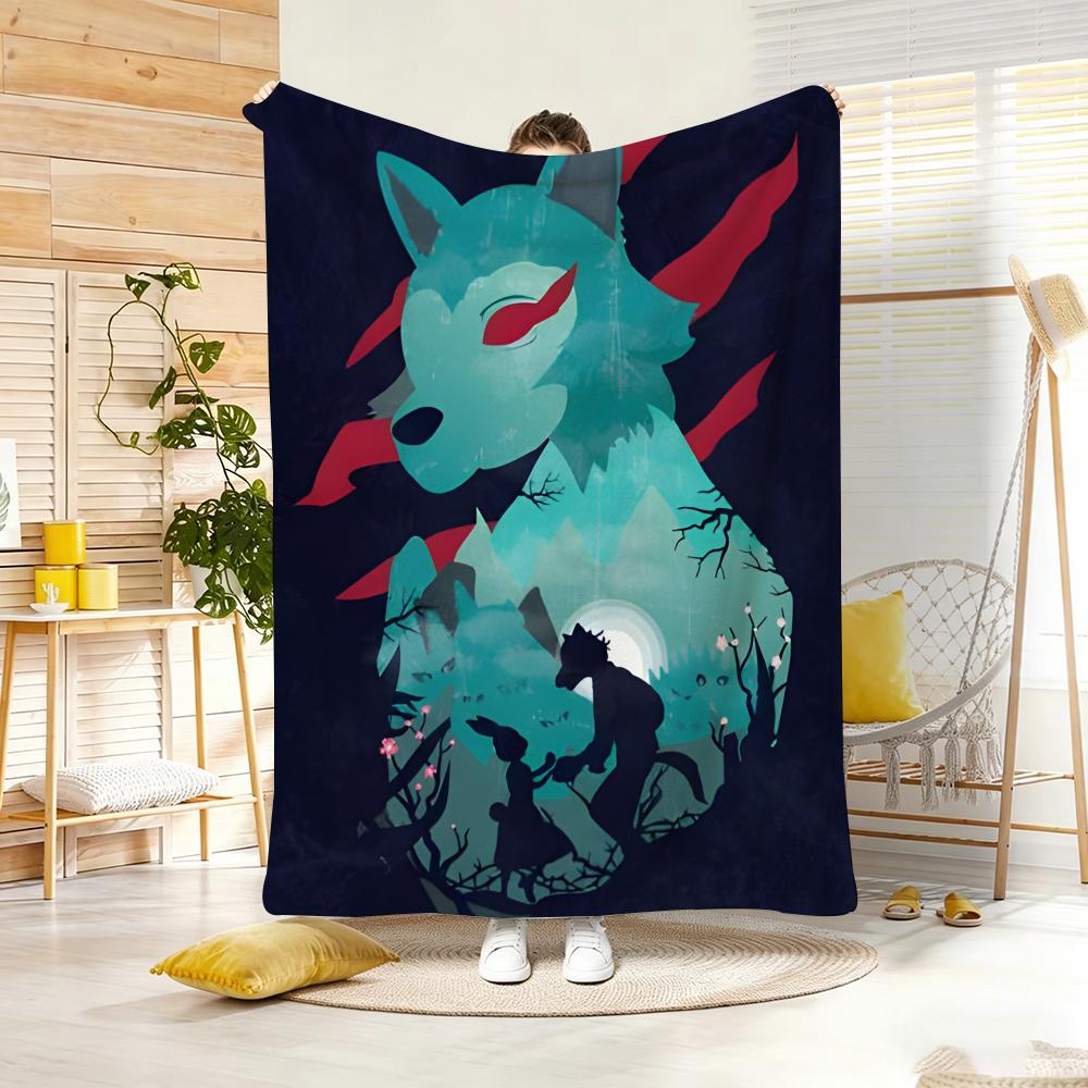 Anime BBEASTARSS Throw Soft Warm Throw Blanket for Bedroom Living Room Bed Travel Camping Picnic Gift