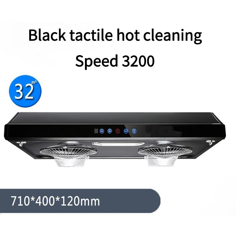 Ultrathin Range Hood For Kitchen Top Suction Dual Motor Strong Suction Force Kitchen Ventilator Energy Conservation Wide 710mm