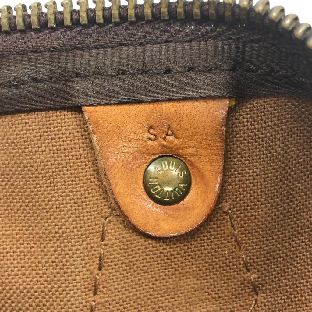Used Louis Vuitton Monogram Speedy 30 M41526 Boston Bag Authentic 1211