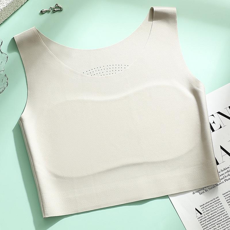 Seamless Chest Binder Sports Bra for Women - Shockproof, Anti-Protrusion, Super Flat Chest Design