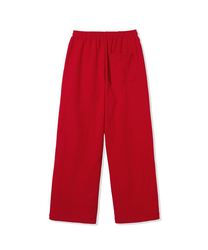 Lense Rs String Wide Sweat Pants Red