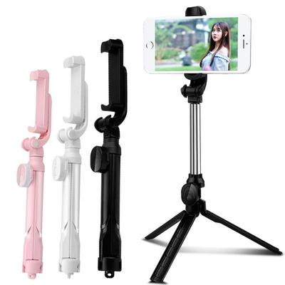 Xt10 Mobile Phone Bluetooth-compatible Selfie Stick With Integrated Tripod Multi-Function Support Live Video Phone Holder