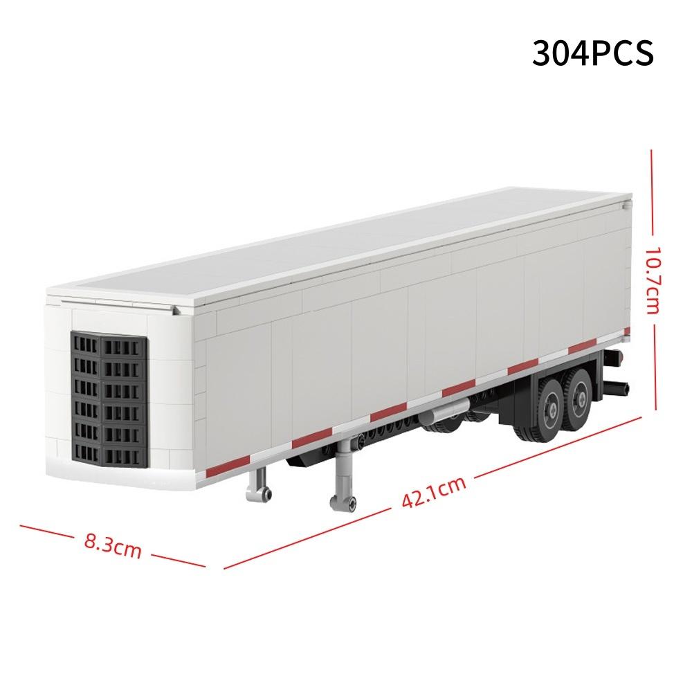 European Style Truck Building Block Tank Container Combinations, Ideal Gift for Car Enthusiasts' Collection and Model Building