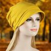 With Brim Windproof Hood Breathable Cancer Chemo Cap Comfortable Headwear Hats  Autumn Season