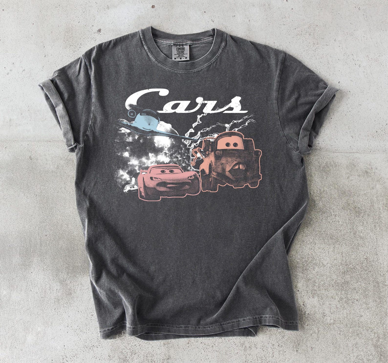 Cars Movie Shirt, Radiator Springs Merch, Retro Animation Apparel, Route 66 Movie Tee, Vintage Pixar Movie Tee, Gift for Disney Fan XL