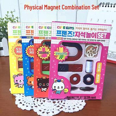 Student Teaching 8-Piece Set: U-Shaped & Horseshoe Magnets for Physics Experiments