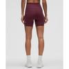 Lululemon Wunder Train High Rise Short 6  Garnet