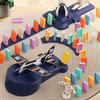 Yousheng Domino Train Toy for Kids Ages 3-12 Automatic Electric Building And Stacking Domino Blocks with Music Educational Learning Toy for Autistic