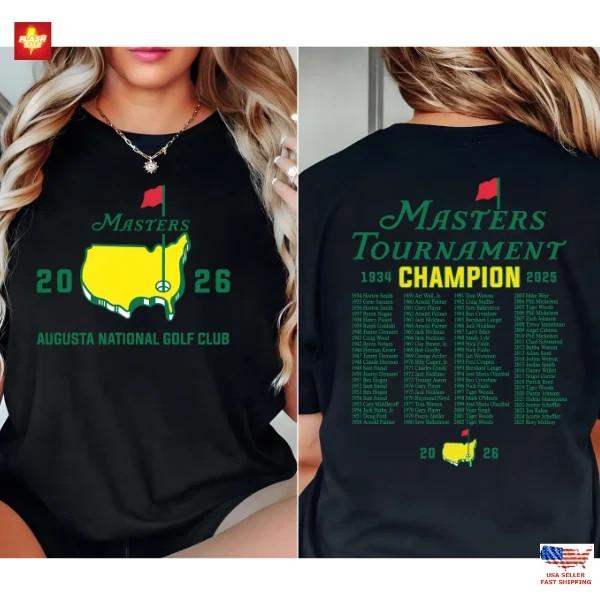 Masters Tournament 2026 Augusta Champion Golf T-Shirt AN69389 L