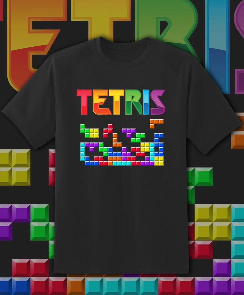 

Tetris Retro Video game arcade 100% Cotton T-shirt Mens Tees Top Adult & Youth Sizes Fast Ship!! M
