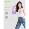 Baleno Kids Ybb Series Children's Long Sleeve T-Shirt for Girls, Mandarin Collar Long T-Shirt for Older Girls, Casual Loose Top