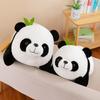 Bamboo Leaf Panda Plush Toy Cute Throw Pillow Queen Bedside Pillow Birthday Gift