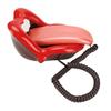 Large Tongue Shape Landline Telephone Cute Big Red Tongue Corded Phone for Home and Office