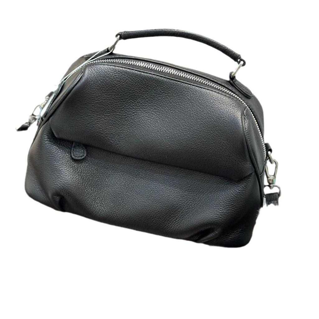 Cowhide, Multi-color Handbag, Fashionable Shoulder Messenger, Practical Soft Leather Shell Bag of The Same Color