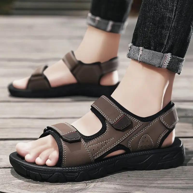 Fashion Male Shoe New Fashion Daily Use Summer 2024 Men's Sandal Luxury Designer V Japanese 39 Cheap Liquidation Buy on Offer Pvc Adult