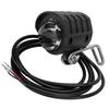 Electric Scooter Headlight Bright LED Inbuilt Horn Waterproof Easy Installation Electric Bicycle Headlamp
