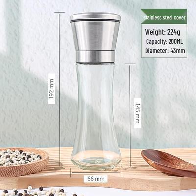 Ru Han Stainless Steel Manual Spice Grinder Set