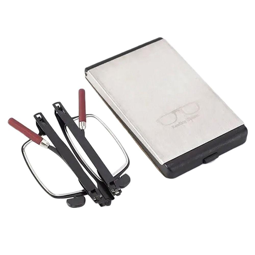 

Очки для чтения с блокировкой синего света и защитой от синего света, портативный держатель для мобильного телефона, квадратные очки, защита глаз, металл 2